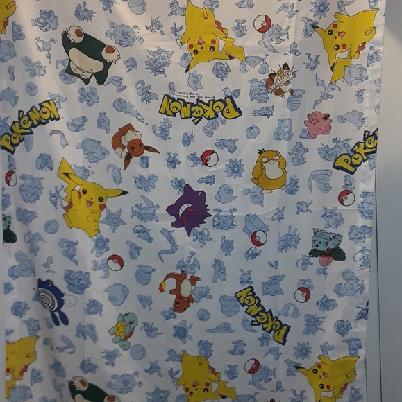 Vintage Pokemon Curtain